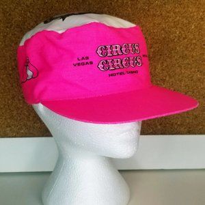 80s Vintage Circus Circus Hotel Casino Cap Las Vegas Souvenir